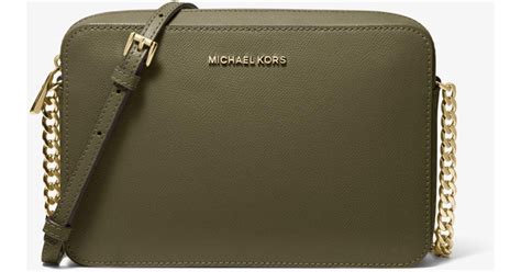 michael kors olive green crossbody bag|michael kors green bag outlet.